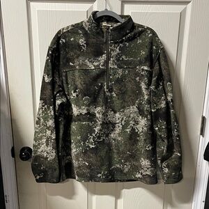 Redhead camo half zip pullover